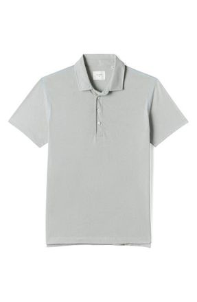 Billy Reid Pensacola Organic Cotton Polo in Light Blue at Nordstrom, Size Xx-Large