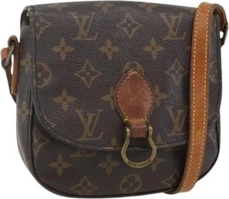 Louis Vuitton Pre-owned Vintage Canvas Crossbody Tas - Dames - Vintage Schoudertas - Bruin - ONE Size - Vintage