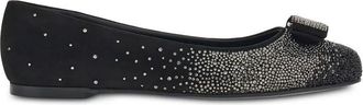 Ferragamo Ladies Black Flats, US Size 7