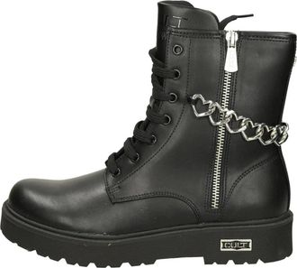 Cult Polacco Lacci - Dames - Veterlaarzen - Zwart - 37 EU - Leer - Schoenen
