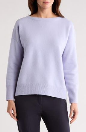 Vince Boat Neck Wool & Cashmere Pullover Sweater in Sky Graphite at Nordstrom Rack, Size Large