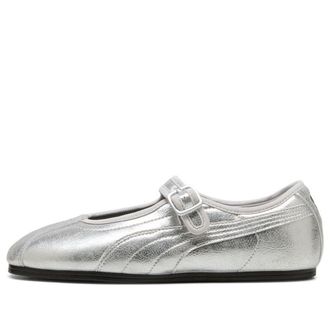 Puma (WMNS) PUMA Tacklette Metallic Mary Jane Silver 409061-01
