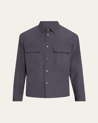 Frame Denim Mens Multi-Pocket Button-Down Shirt