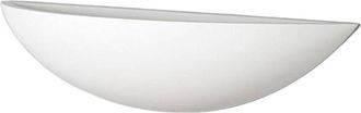 Lampenwelt.com Lindby Aplique guilia En Blanco De Cer&aacute;mica, Arcilla, Yeso