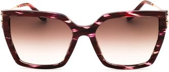 Chopard SCH371S Gradient Lens Sunglasses - Brown