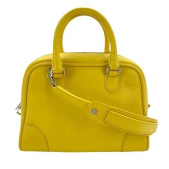 Loewe Pre-owned Handbag - Dames - Pre-owned - Geel - Maat: ONE Size Leer