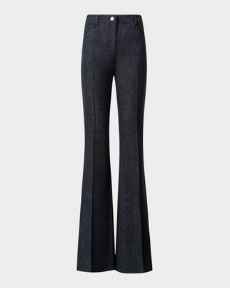 Akris Farid Stretch Bootcut Jeans
