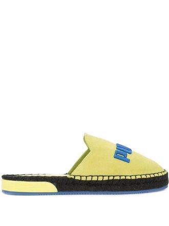 Fenty Puma by Rihanna embroidered logo flat espadrilles - Grijs