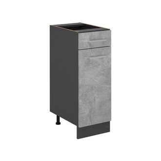 Vicco Mueble Bajo De Cocina R-line, Hormig&oacute;n, 30 Cm Sin Encimera Vicco