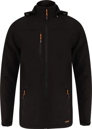 Generic Men 3 Layer Soft Shell Jacket, Adult Classic Water Repellent, Breathable Brushed Inner Fleece & Wind Resistant Full Front Zip With Multiple Zipped Poc