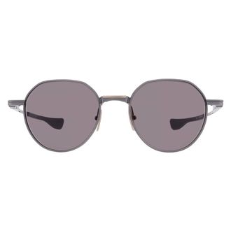 Dita Eyewear VERS-ONE Grey Round Titanium Unisex Sunglasses DTS150-A-02 50