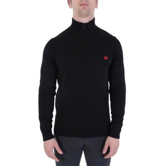 HUGO BOSS Hombre, Jerseys, Negro, Talla: L