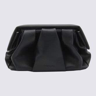 Themoirè Black Vegan Leather Afrodite Clutches