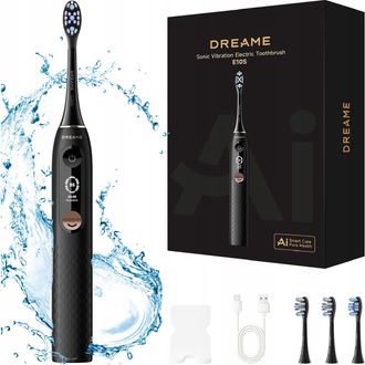 OEM Cepillo De Dientes S&oacute;nico Dreame E10s, Bater&iacute;a Negra, 180 D&iacute;as De Autonom&iacute;a, 6 Cabezales
