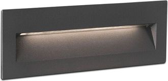 Faro Barcelona Nat Empotrable De Pared Gris Oscuro 70638