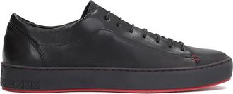 Kazar Zwarte sneakers voor mannen. Dit product valt groot uit. - Heren - Sneakers - Zwart - 40 EU - Leer - Schoenen