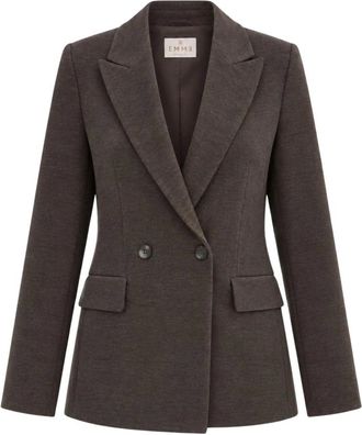 Emme Di Marella Emme DI Marella - Emmponte Jas - Dames - Jassen - Bruin - Maat: M Viscose