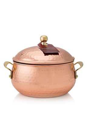Thymes Simmered Cider Copper Pot Three-Wick Candle at Nordstrom