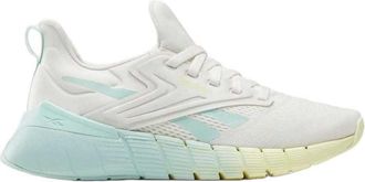 Reebok Womens Nano Gym Sneaker, Chalk/Yellow Haze/Glitch Aqua, 4.5 UK