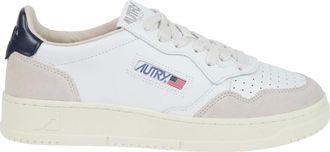 Autry Medalist Low Sneakers - Heren - Schoenen - Wit - Maat: 45 EU Leer