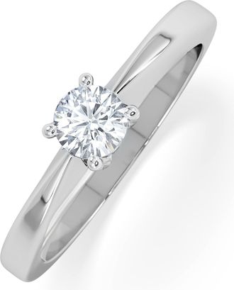 The Diamond Store Naomi Lab Diamond Engagement Ring 0.33ct H/Si 9K White Gold