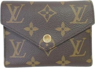 Louis Vuitton Pre-owned Wallets, female, Brown, Size: ONE SIZE Pre-owned Canvas Wallet