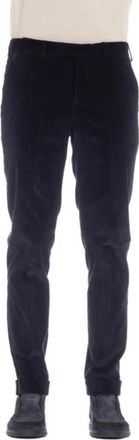 Pantaloni Torino Slim-fit Broeken - Heren - Slim Fit Broeken - Blauw - XL - Leer - Broeken