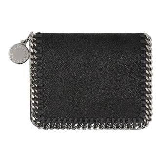 Stella McCartney Stella McCartney, Wallets & Cardholders, female, Black, Size: ONE SIZE Bi-Fold Wallet Falabella