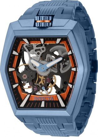 Invicta Akula Hand Wind Black Dial Mens Watch 44016