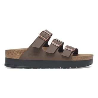 Birkenstock Florida III PAP Flex Platform Smalle Pasvorm - Dames - Sandalen - Bruin - 41 EU - Schoenen