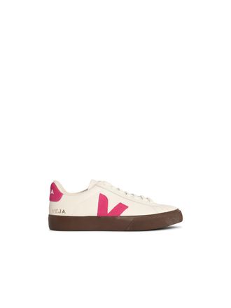 Veja Campo White und Fuchsia Lear Sneakers