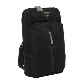 Guess Cross Body Bags, male, Black, Size: ONE SIZE Lugano Crossbody Bag