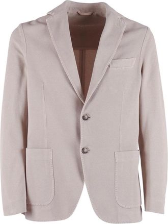 Circolo 1901 Oxford Blazer - Heren - Blazers - Beige - M - Katoen - Jassen
