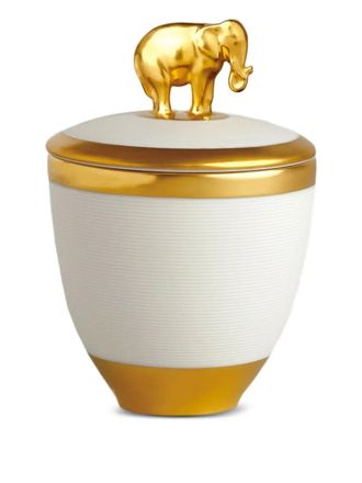 L'OBJET elephant-shaped lid candle - unisex - Porcelain - One Size - White