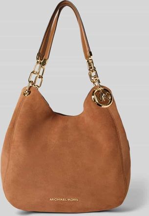 Michael Kors Shoulder Bag mit Logo-Charm Modell Lillie in Camel, Größe 1