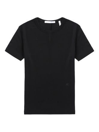 Helmut Lang Shrunken ribbed-knit top - Black