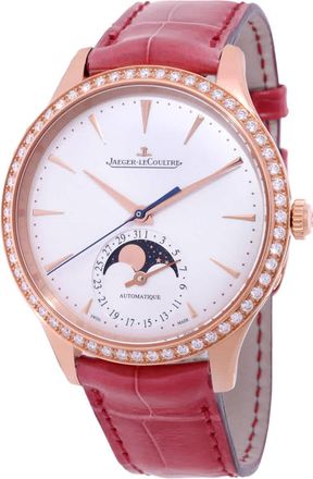 Jaeger-LeCoultre Master Ultra Thin Moon Automatic Diamond White Dial Ladies Watch Q124250J
