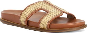 Dune London Womens Ladies Larow - Gold Slip-On Sandals - Natural - Size UK 4