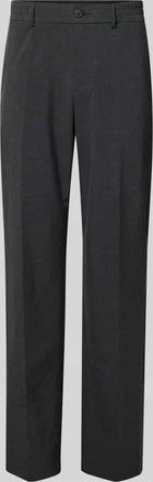 s.Oliver Black Label Regular Fit Weite Hose mit Viskose-Anteil in Anthrazit, Gr&ouml;&szlig;e 48