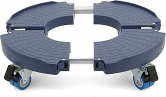 Gabrielle Gabrielle - Soporte Para Plantas Con Ruedas, Rotaci&oacute;n De 360&deg;, Capacidad De 200 Kg, Bandeja Rodante Ajustable De &Oslash; 40-54 Cm, Soporte Para Macetas De I