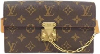 Louis Vuitton Pre-owned S Lock Monogram Belt Pouch - - Pre-owned - Donna - Marrone - ONE SIZE