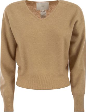 VANISÉ Francy Cashmere V Neck Sweater