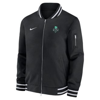 Nike New York Liberty Nike Mens WNBA Bomber Jacket in Black | M62424WNYL-BLK
