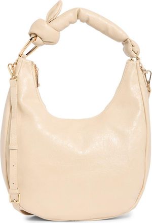 Melie Bianco Lilie Knotted Handle Shoulder Bag in Beige at Nordstrom Rack