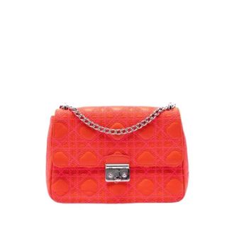 Dior Pre-owned Vintage Schoudertas - Dames - Pre-owned - Rood - Maat: ONE Size Leer
