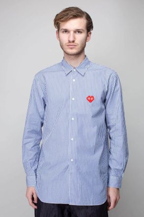 Comme Des Gar&ccedil;ons Mens Shirt Woven Stripe