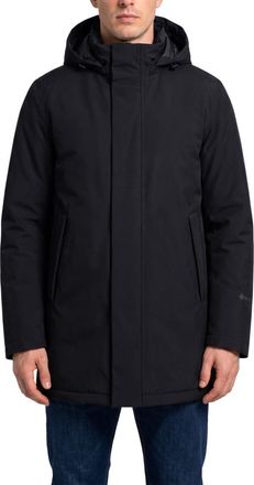 Herno Black Hooded Parka Jacket