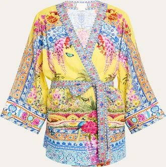 Camilla Sultanahmet Summer Short Kimono Coverup