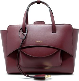 Hidesins Fl12tr6904 Flap M Premiere Wine Leather Handbag