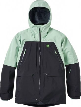 RAB Womens Khroma Converge Jacket In Fig Green/black